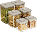 Silicone food storage container set