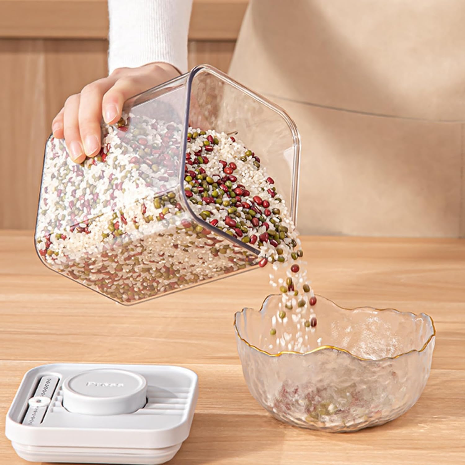 Silicone food storage container set
