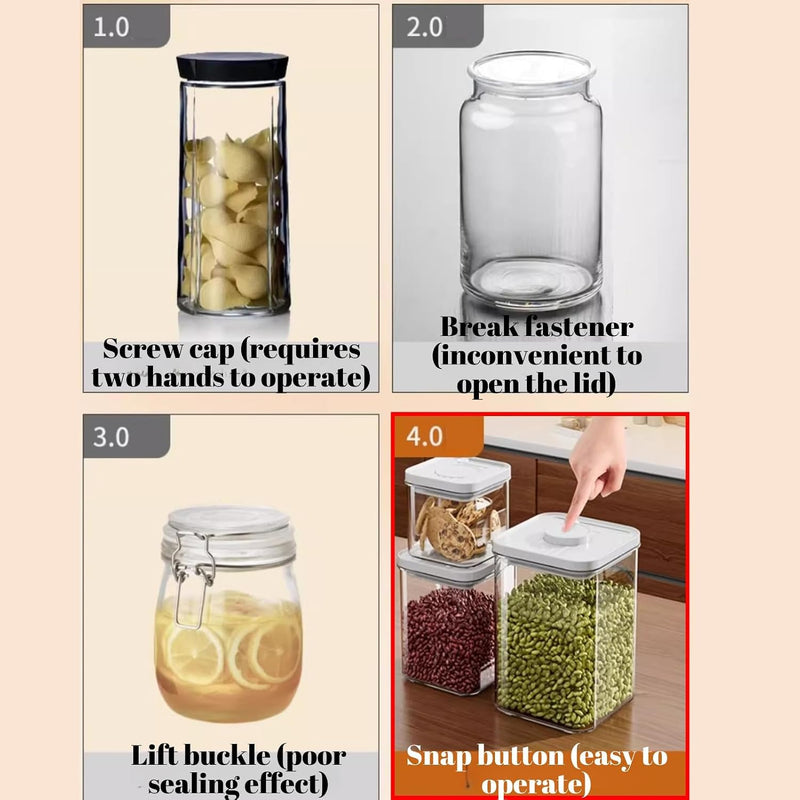 Silicone food storage container set