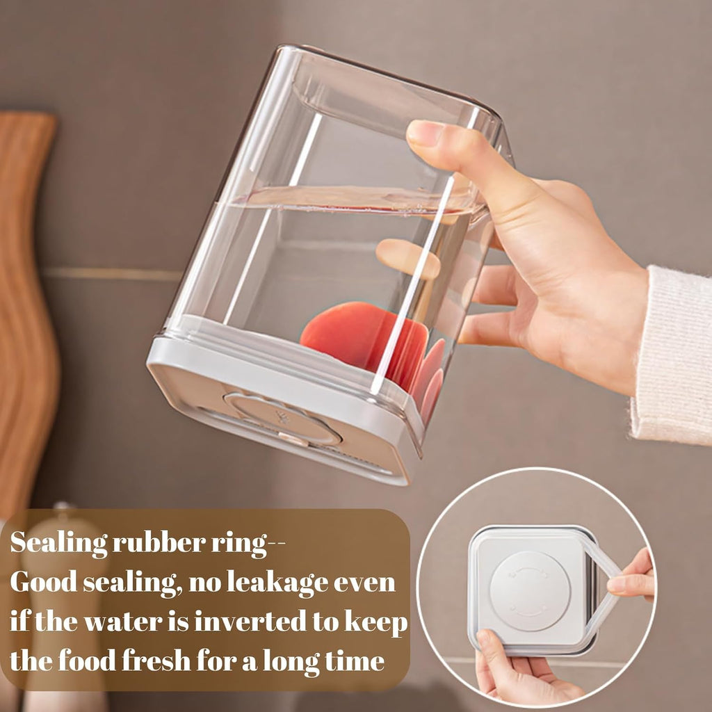 Silicone food storage container set